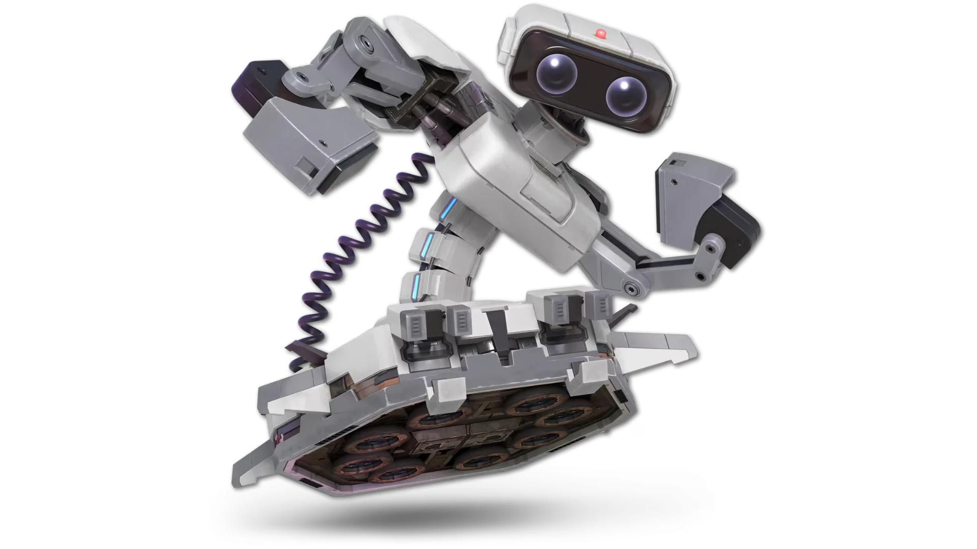 R.O.B. floating in a character render from Super Smash Bros. Ultimate.