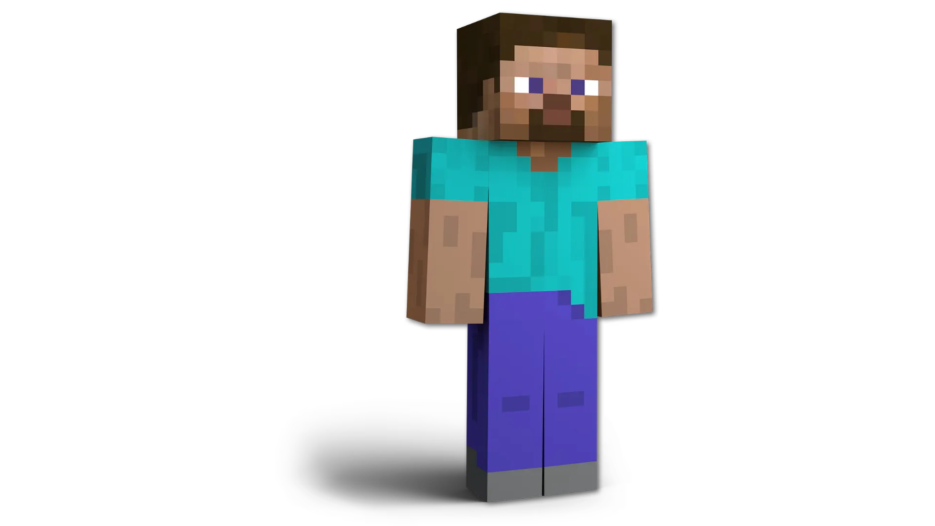 Steve from Minecraft standing in Super Smash Bros. Ultimate.