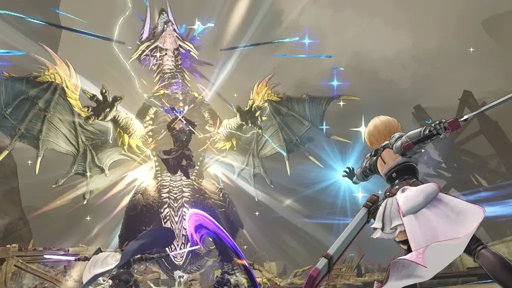 Epic dragon boss battle in Granblue Fantasy: Relink – Endless Adventure