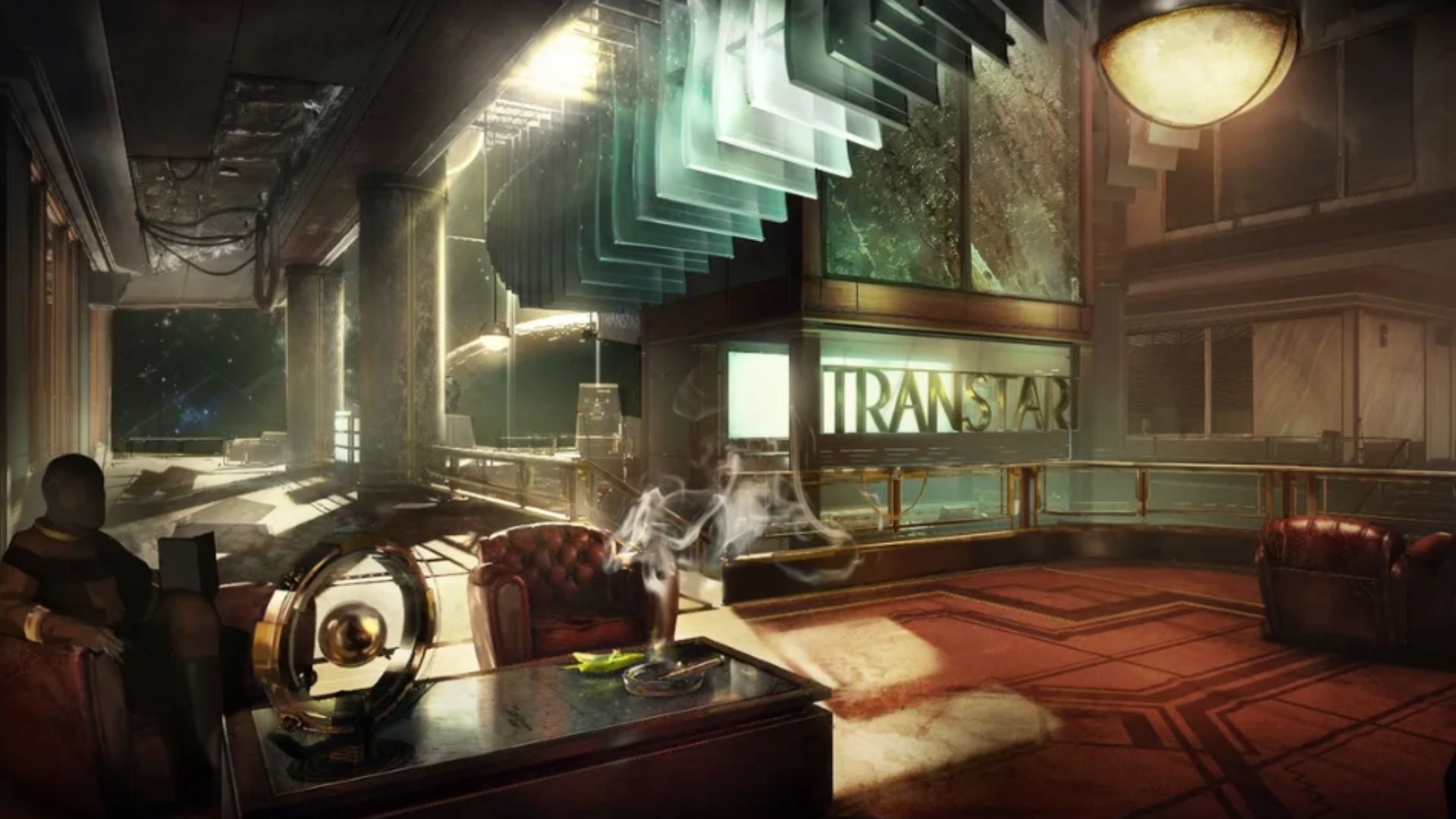 interior concept art from Prey