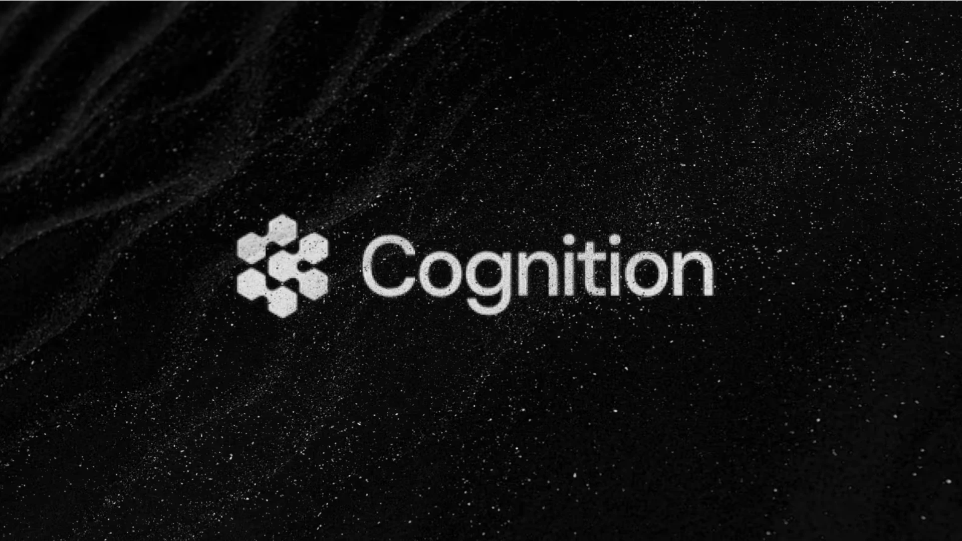 Cognition logo displayed on a dark textured background