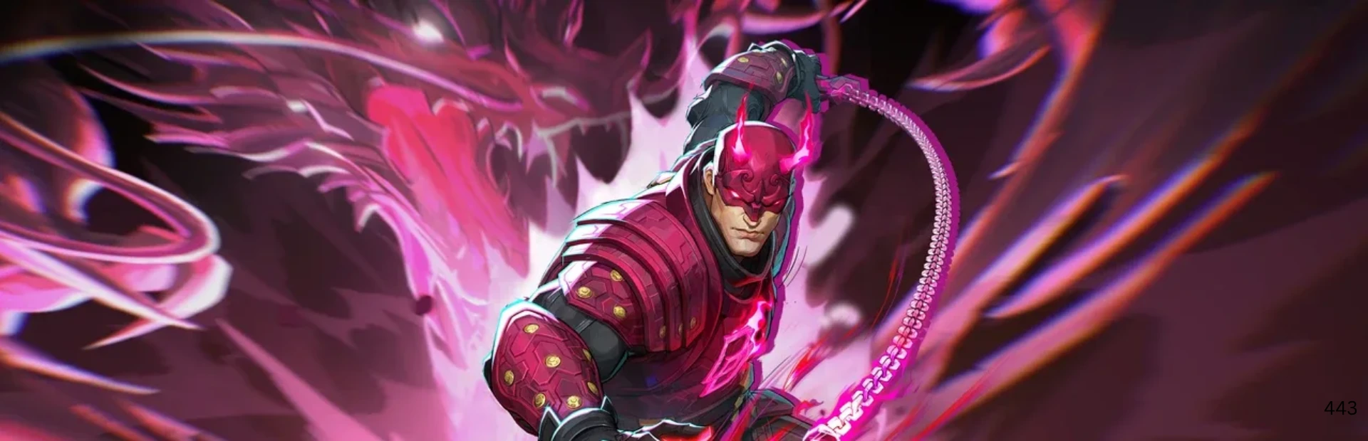 The Hood appears in red demonic armour surrounded by glowing supernatural energy in Marvel Rivals.