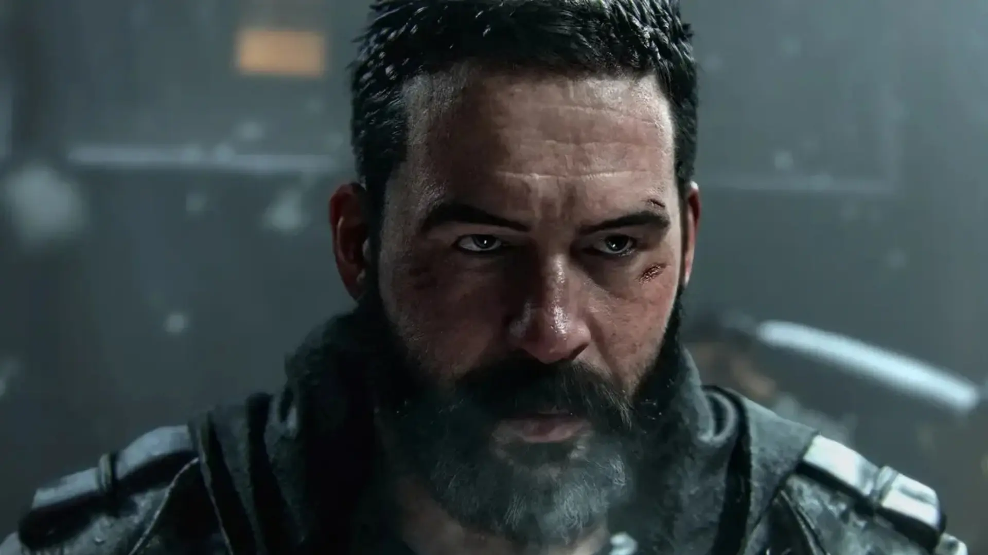 Captain Price stares ahead in a close-up from Call of Duty: Modern Warfare 4