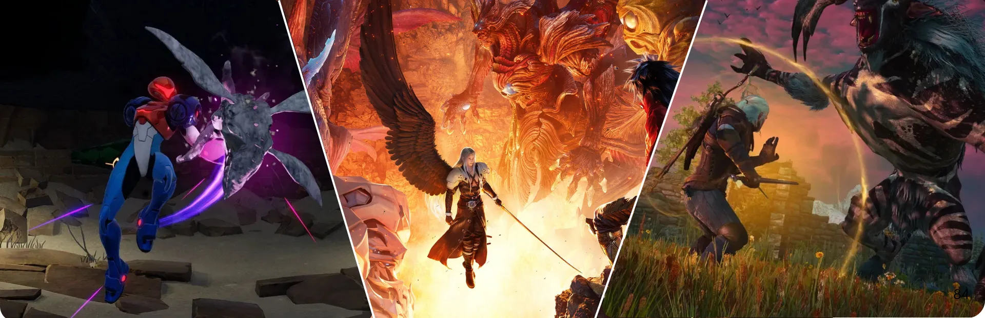 Metroid Ravenous, Final Fantasy VII Revelation and The Witcher 3