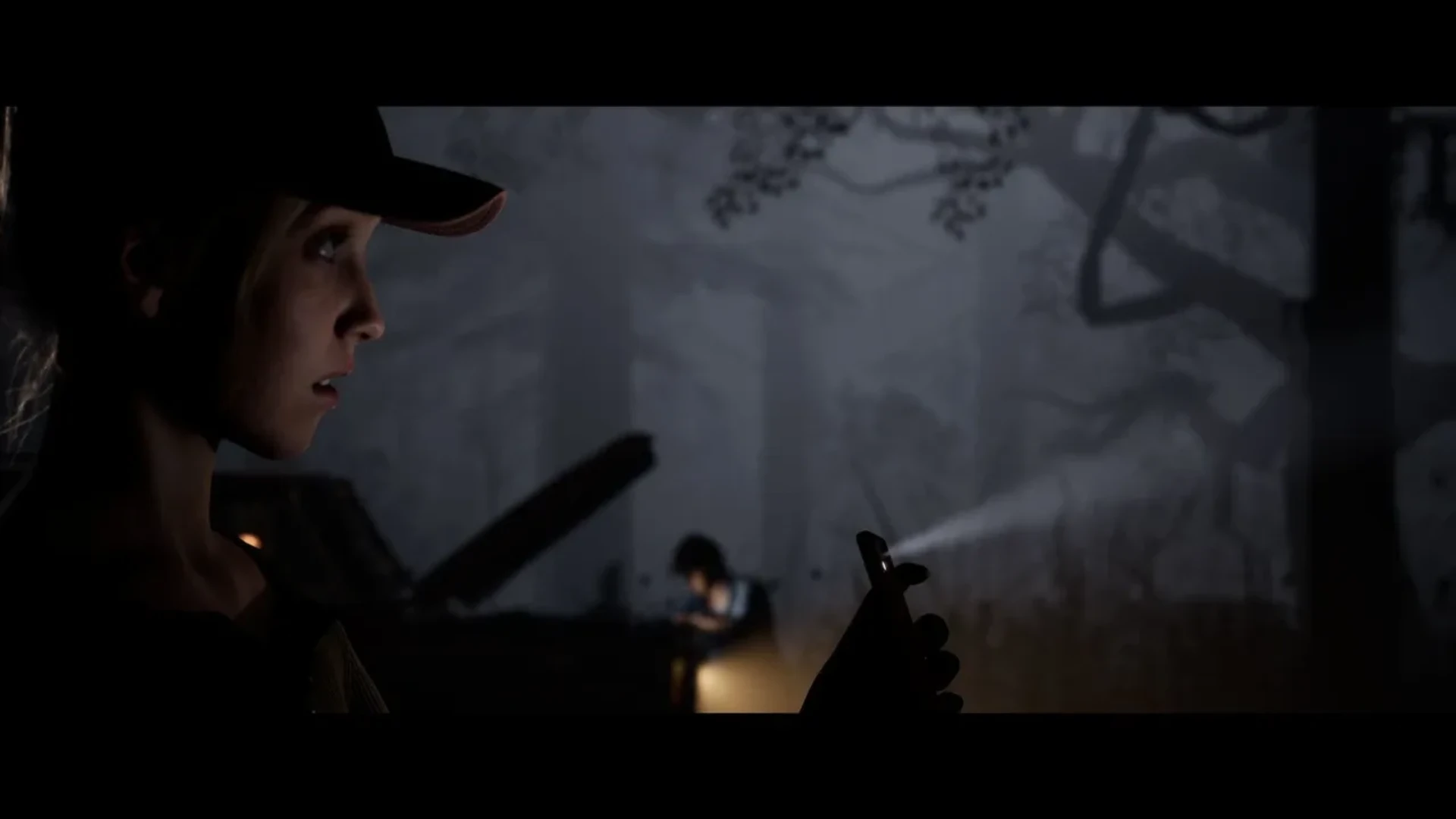 The Quarry character uses a lighter inside a dark building at night