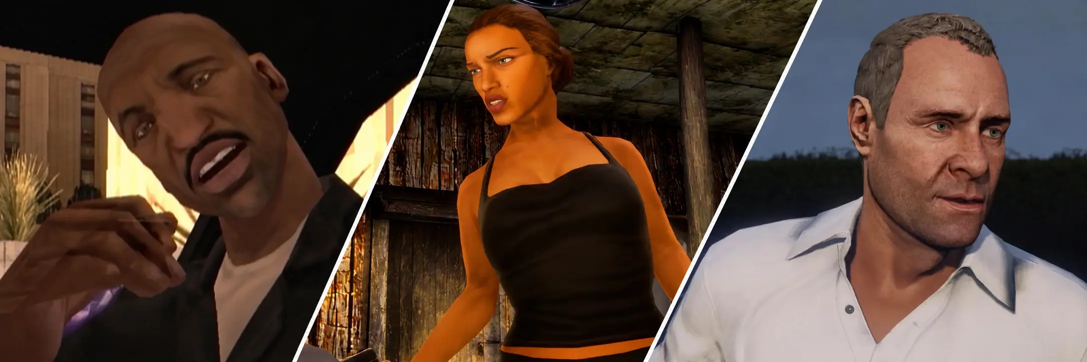 Officer Frank Tenpenny, Catalina and Devin Weston - antagonist from GTA Series.