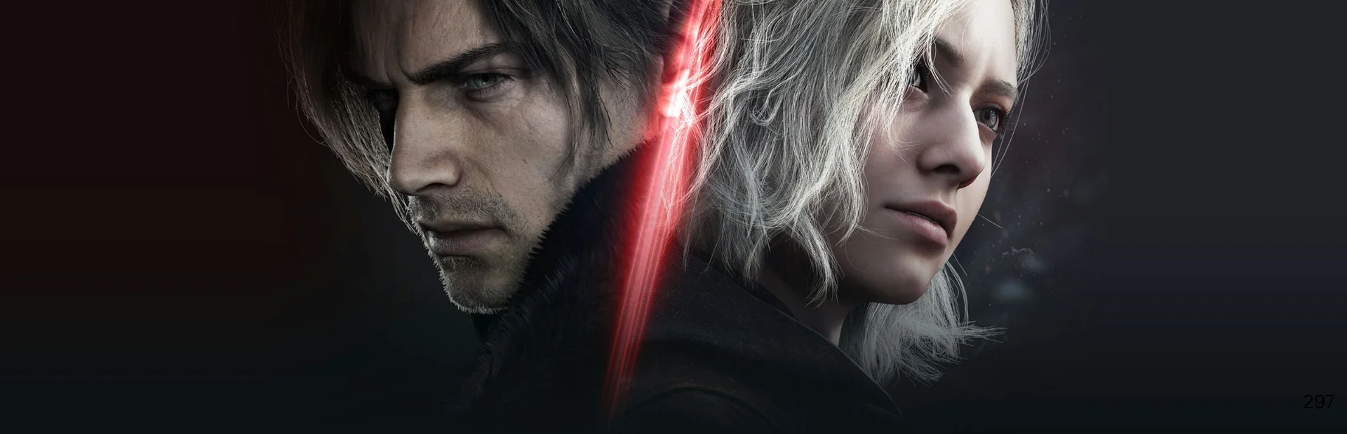 Leon Kennedy and Grace Ashcroft appear back to back in Resident Evil Requiem promotional artwork.
