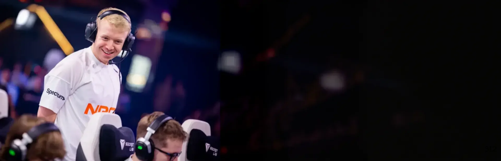 Satthew pictured at a Rocket League esports event as reports link him with Shopify Rebellion's 2027 roster.