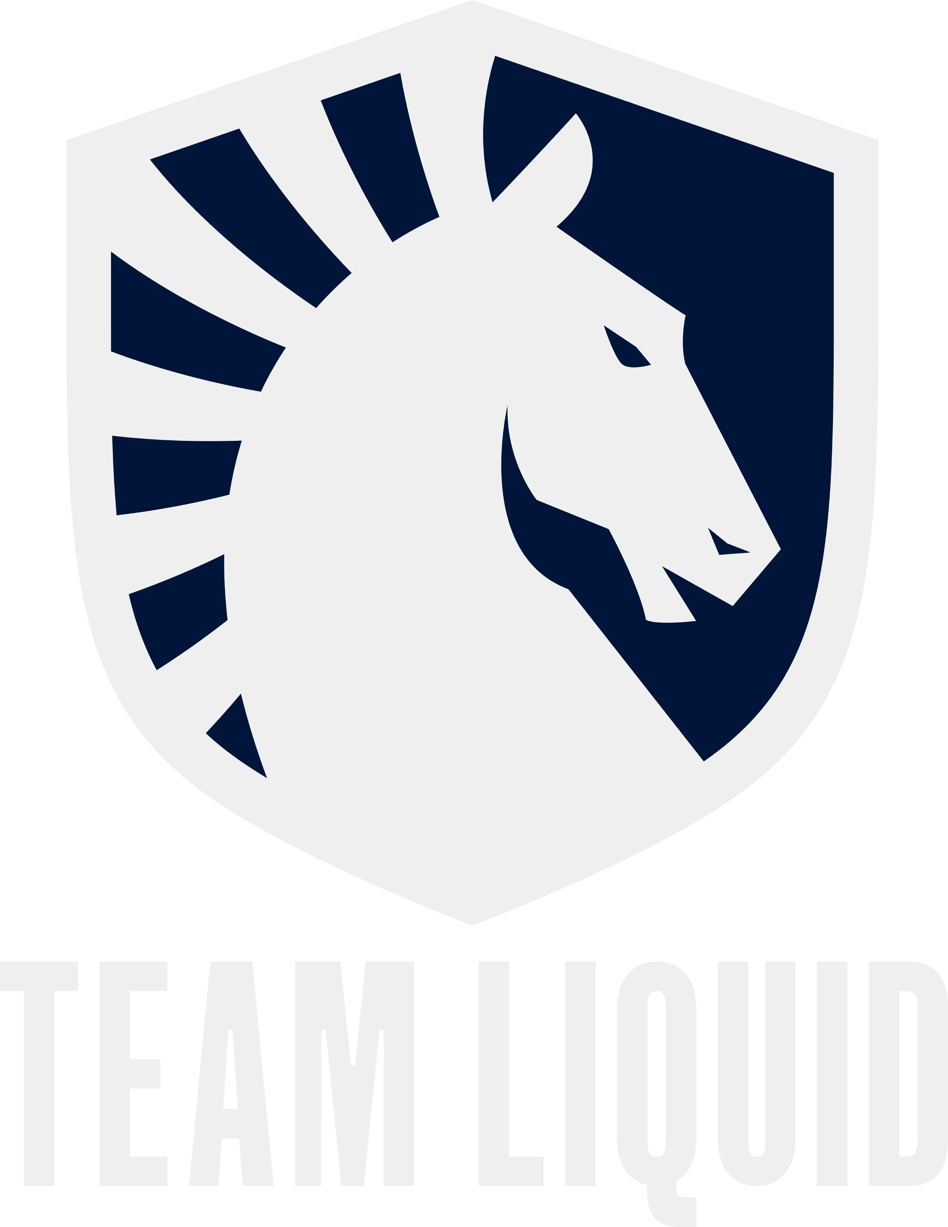 Team Liquid horse shield logo and wordmark appear in white against a transparent background.
