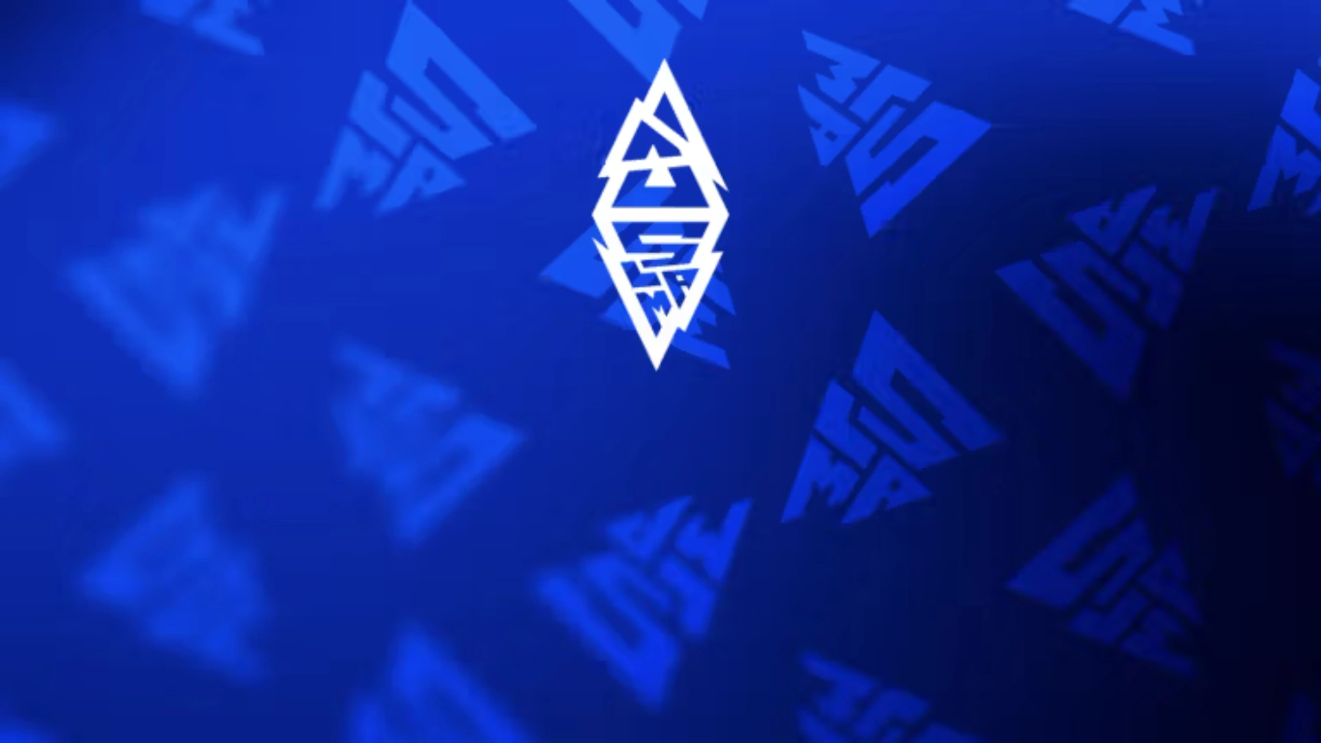BLAST Slam VIII emblem appears in white against a blue background with repeating tournament graphics.