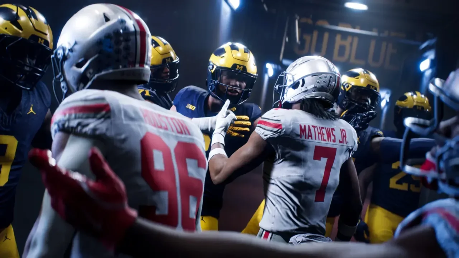 Ohio State and Michigan players face off in EA Sports College Football 27